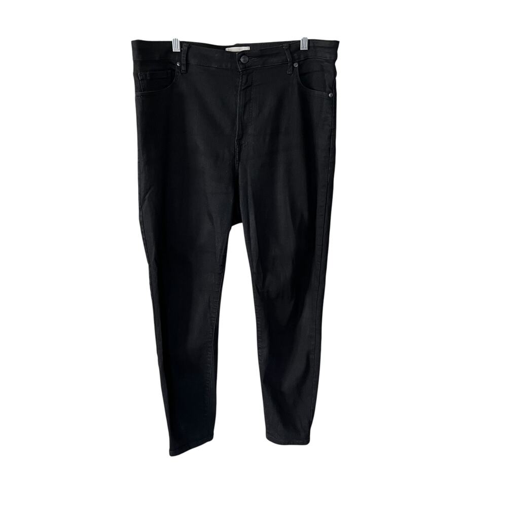 Everlane Black Curvy High Rise Skinny Jeans Size 35